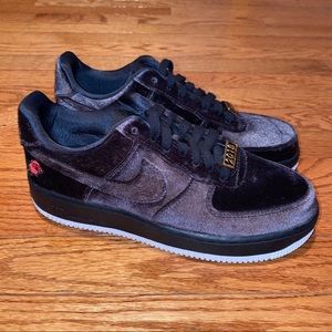 black velvet air force ones